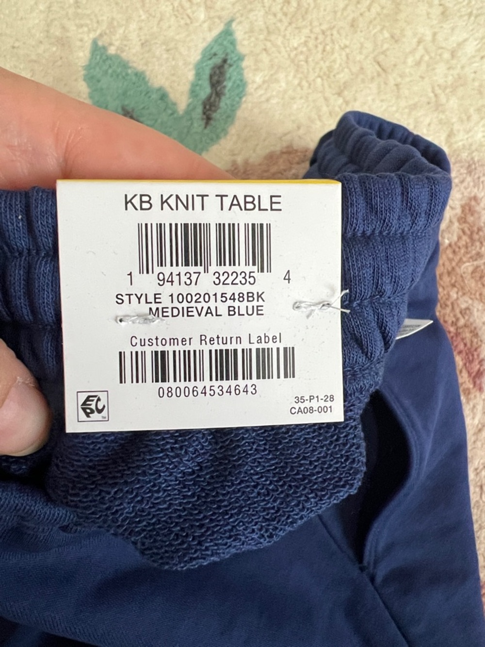 NEW Epic Threads Boys Pull On Blue Knit Drawstring Shorts - Picture 6 of 7